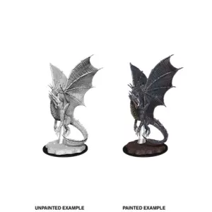 D&D Nolzur’s Marvelous Miniatures: Young Silver Dragon-90036
