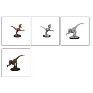 Wizkids Deep Cuts Unpainted Miniatures: Raptors-90047