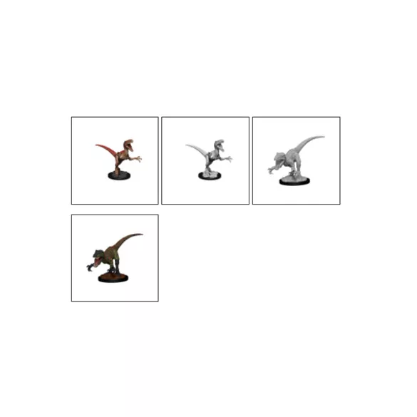 Wizkids Deep Cuts Unpainted Miniatures: Raptors-90047
