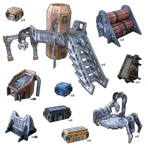 Battle Systems: Engineering Sector sci-fi terepasztal-készlet - EN