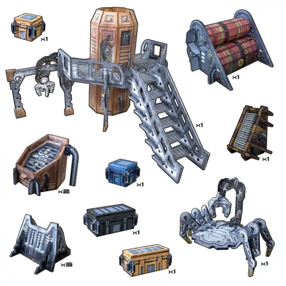 Battle Systems: Engineering Sector sci-fi terepasztal-készlet - EN