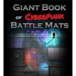 Giant Book of CyberPunk Battle Mats szerepjáték kiegészítő - angol kiadás