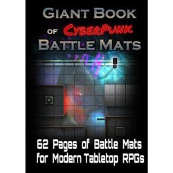 Giant Book of CyberPunk Battle Mats - EN-LBM-013