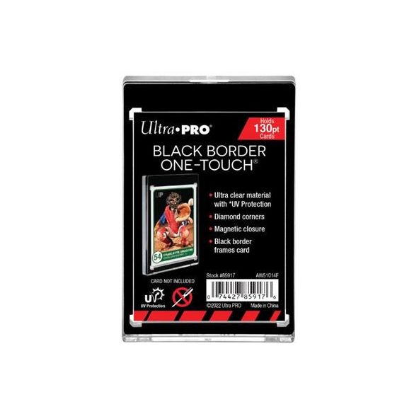 UP - 130PT Black Border UV One-Touch Magnetic Holder-85917-UV