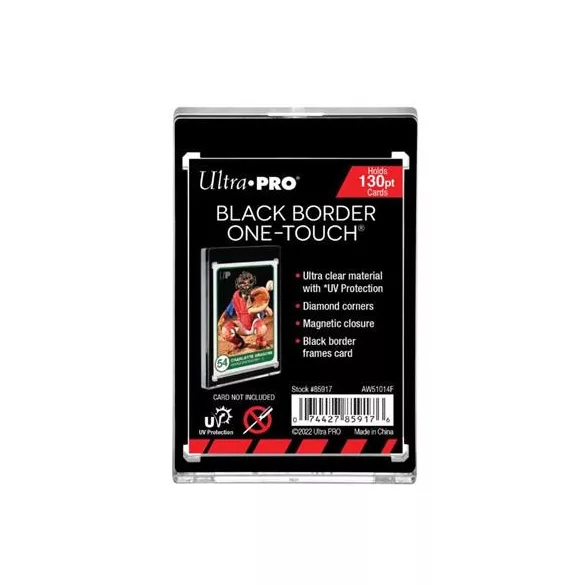 UP - 130PT Black Border UV One-Touch Magnetic Holder-85917-UV