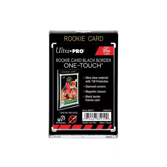 UP - 35PT Rookie Black Border UV One-Touch Magnetic Holder-85919
