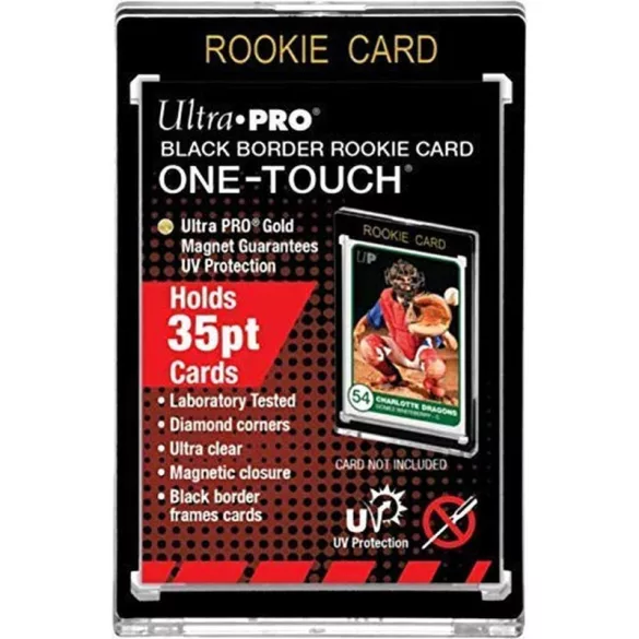 UP - 35PT Rookie Black Border UV One-Touch Magnetic Holder-85919