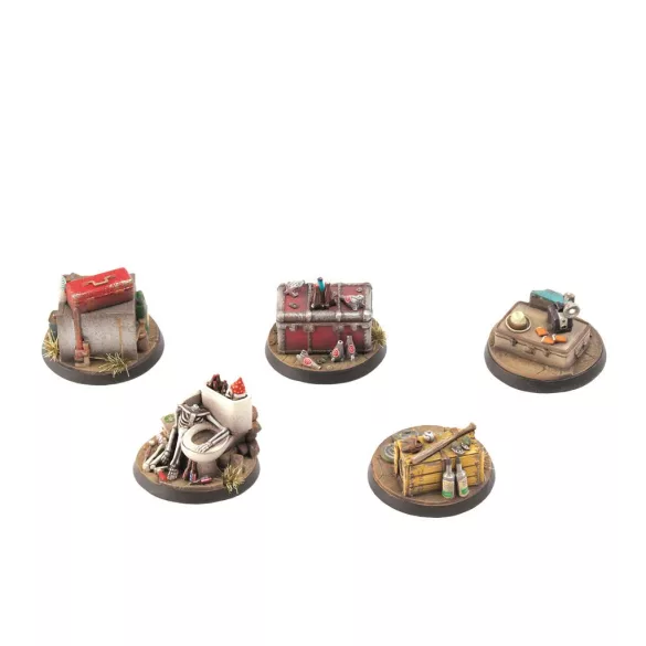Fallout: Wasteland Warfare - Terrain Expansion: Objective Markers 1 - EN-MUH051727