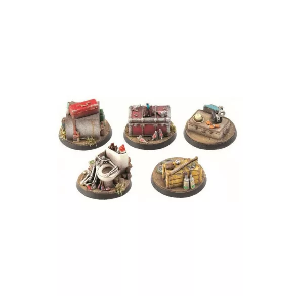 Fallout: Wasteland Warfare - Terrain Expansion: Objective Markers 1 - EN