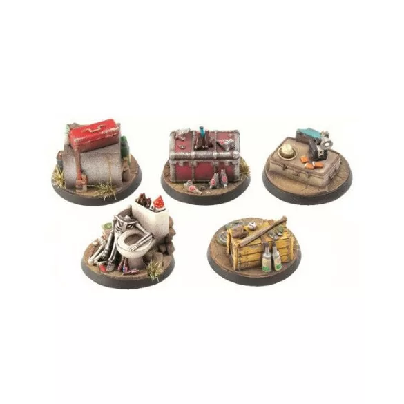 Fallout: Wasteland Warfare - Terrain Expansion: Objective Markers 1 - EN
