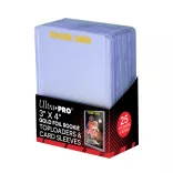UP - 3" X 4" Rookie 35PT Toploader with Card Sleeves 25ct-15282