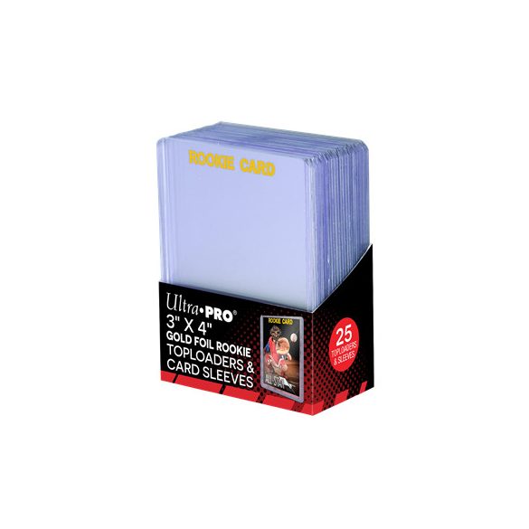 UP - 3" X 4" Rookie 35PT Toploader with Card Sleeves 25ct-15282
