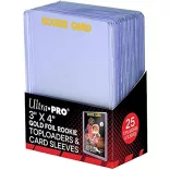 UP - 3" X 4" Rookie 35PT Toploader with Card Sleeves 25ct-15282