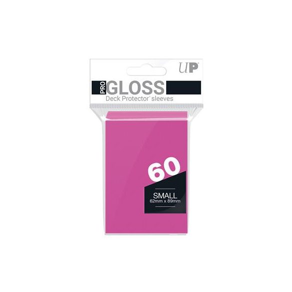 UP - Small Sleeves - Bright Pink (60 Sleeves)-15260