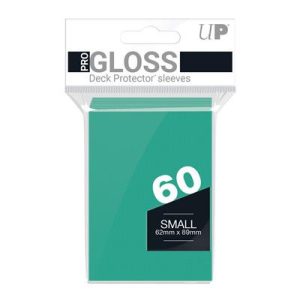 UP - Small Sleeves - Aqua (60 Sleeves)-15262