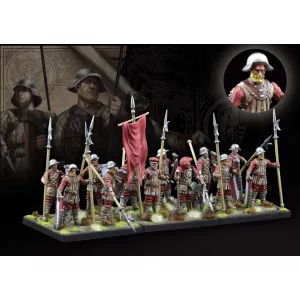 Conquest - Hundred Kingdoms: Militia Pikemen - EN-PBW2225