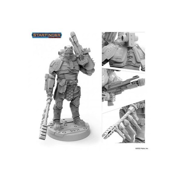 Starfinder Miniatures: Obozaya, Vesk Soldier - EN-PSF0017