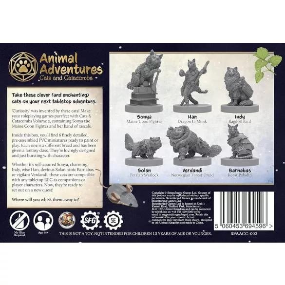 Animal Adventures: Cats & Catacombs - Questing Tooth & Claw: Volume 2 - EN