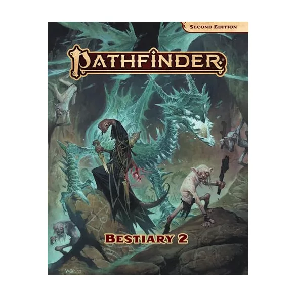 Pathfinder Bestiary 2 bestiárium kiegészítő - angol nyelvű kiadás