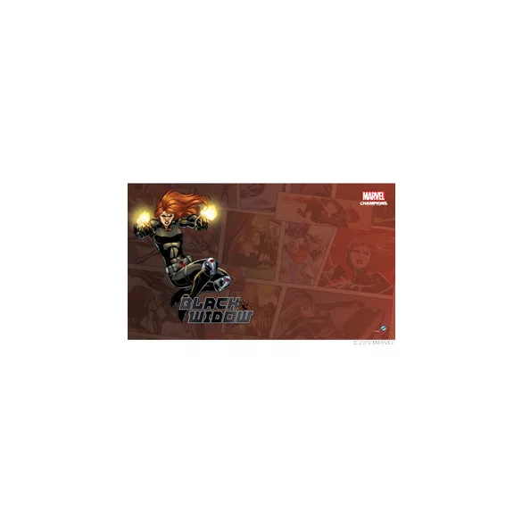 FFG - Marvel Champions: Black Widow Game Mat-FFGMS12en
