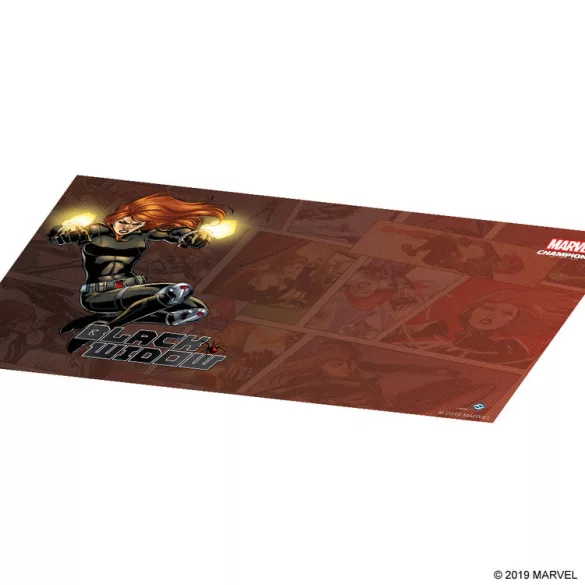 FFG - Marvel Champions: Black Widow Game Mat-FFGMS12en
