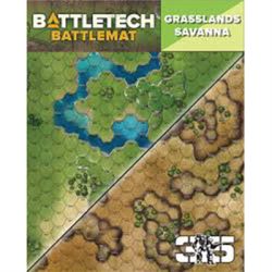 BattleTech Battle Mat Grasslands Savanna-CAT35800D