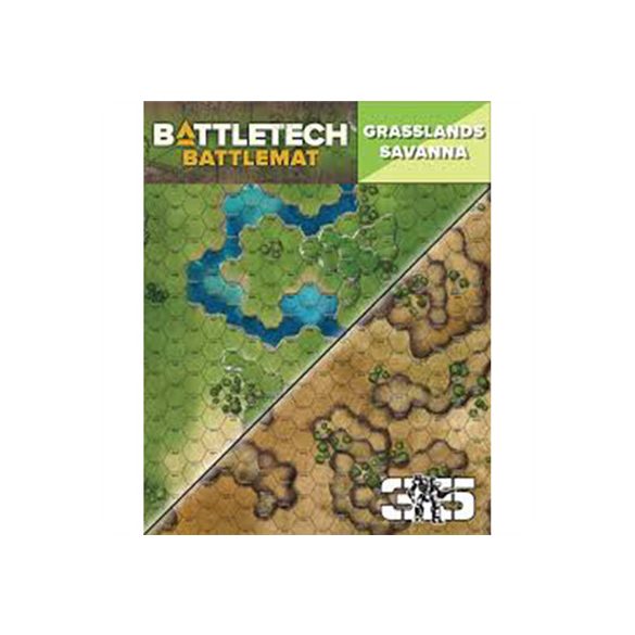 BattleTech Battle Mat Grasslands Savanna-CAT-35800D