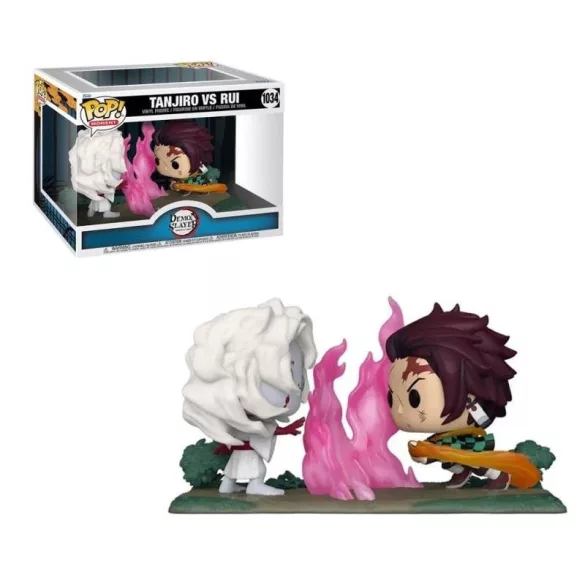 Funko POP! POP Moment: Demon Slayer - Tanjiro vs. Rui Vinyl Figure 10cm-FK49009