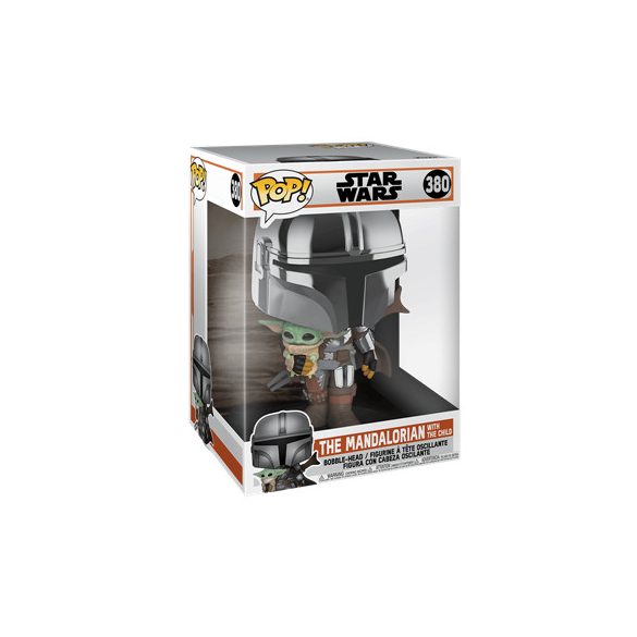 Funko POP! StarWars: Mandalorian - 10" Mandalorian w/ Child Vinyl Figure 25cm-FK49931