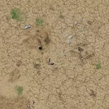 Battle Systems: Desert Wasteland Gaming Mat - 60 x 60 cm gamer szőnyeg