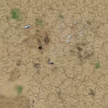 Battle Systems: Desert Wasteland Gaming Mat - 60 x 60 cm gamer szőnyeg