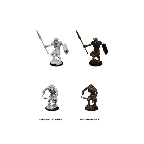 D&D Nolzur's Marvelous Miniatures - Gnoll & Gnoll Flesh Gnawer-WZK90066