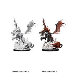 Pathfinder Battles Deep Cuts Unpainted Miniatures - Nightmare Dragon-WZK90095