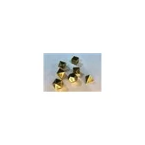 Chessex Specialty Dice Sets - Solid Metal Old Brass Colour Poly 7 die set-27023