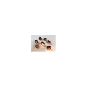 Chessex Specialty Dice Sets - Solid Metal Copper Colour Poly 7 die set-27024