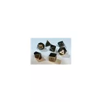 Chessex Specialty Dice Sets - Solid Dark Metal Colour Poly 7 die set-27028