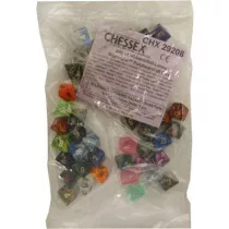 Chessex Signature Bags of 50 Asst. Dice - Poly. d8 Dice-29208