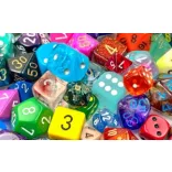 Chessex Loose Dice Samplers, Displays & 125 Polyhedral Dice Assortments-29908