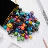 Chessex Loose Dice Samplers, Displays & 125 Polyhedral Dice Assortments-29908