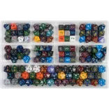 Chessex Loose Dice Samplers, Displays & 125 Polyhedral Dice Assortments-29911