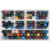Chessex Loose Dice Samplers, Displays & 125 Polyhedral Dice Assortments-29911