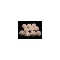 Chessex Opaque Polyhedral Bag of 10 Blank 20-sided dice-29046