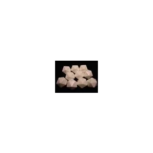 Chessex Opaque Polyhedral Bag of 10 Blank 20-sided dice-29046