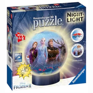 3D Puzzle-Ball - Frozen 2 Nachtlicht - 72pc - DE/EN-11141