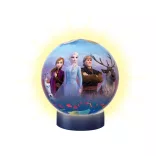 3D Puzzle-Ball - Frozen 2 Nachtlicht - 72pc - DE/EN-11141