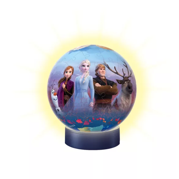 3D Puzzle-Ball - Frozen 2 Nachtlicht - 72pc - DE/EN-11141