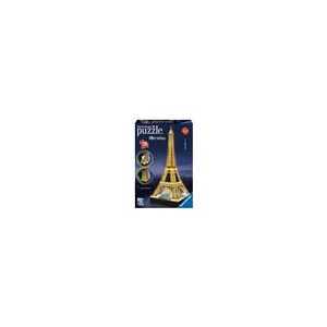 3D Puzzle - Eiffelturm bei Nacht - 216pc - DE/EN-12579