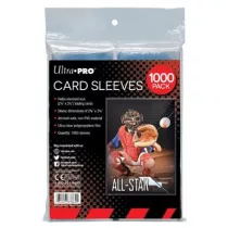 UP - Clear Card Sleeves for Standard Size Trading Cards - 2.5" x 3.5" (1000 count retail pack)-83664