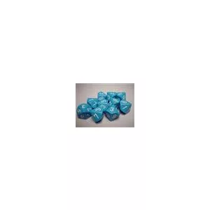 Chessex Opaque Polyhedral Ten d10 Set - Lt. Blue/white-26216