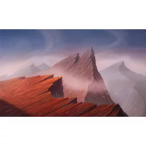 Kraken Wargames - TCG Mat 61x35cm - Mountain-KWG-TCG-25